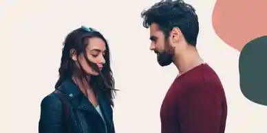 Two adults in a strained relationship