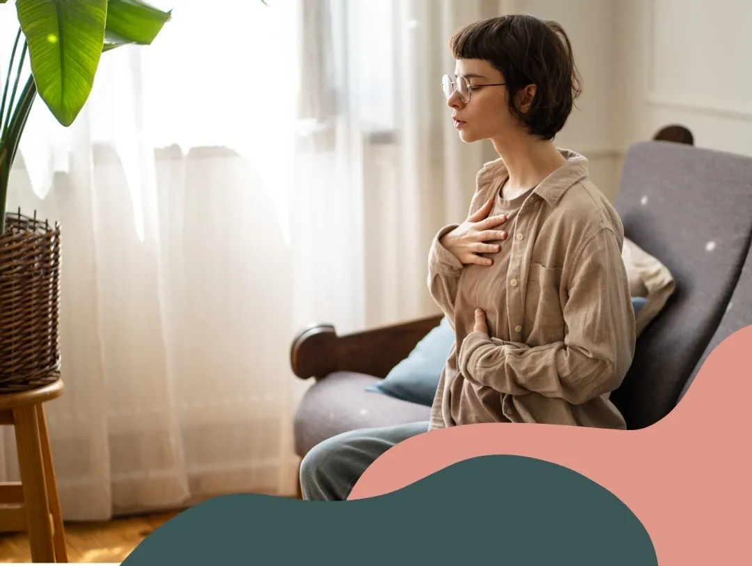 Woman applying coping skills learned in anxiety therapy